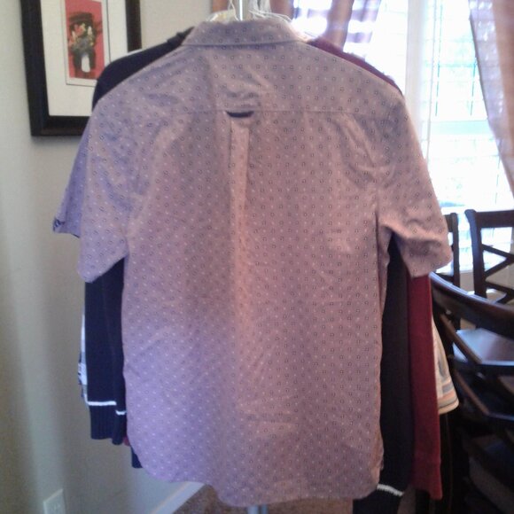 men's Level Ten short sleeve shirt pink beige large - Picture 4 of 4